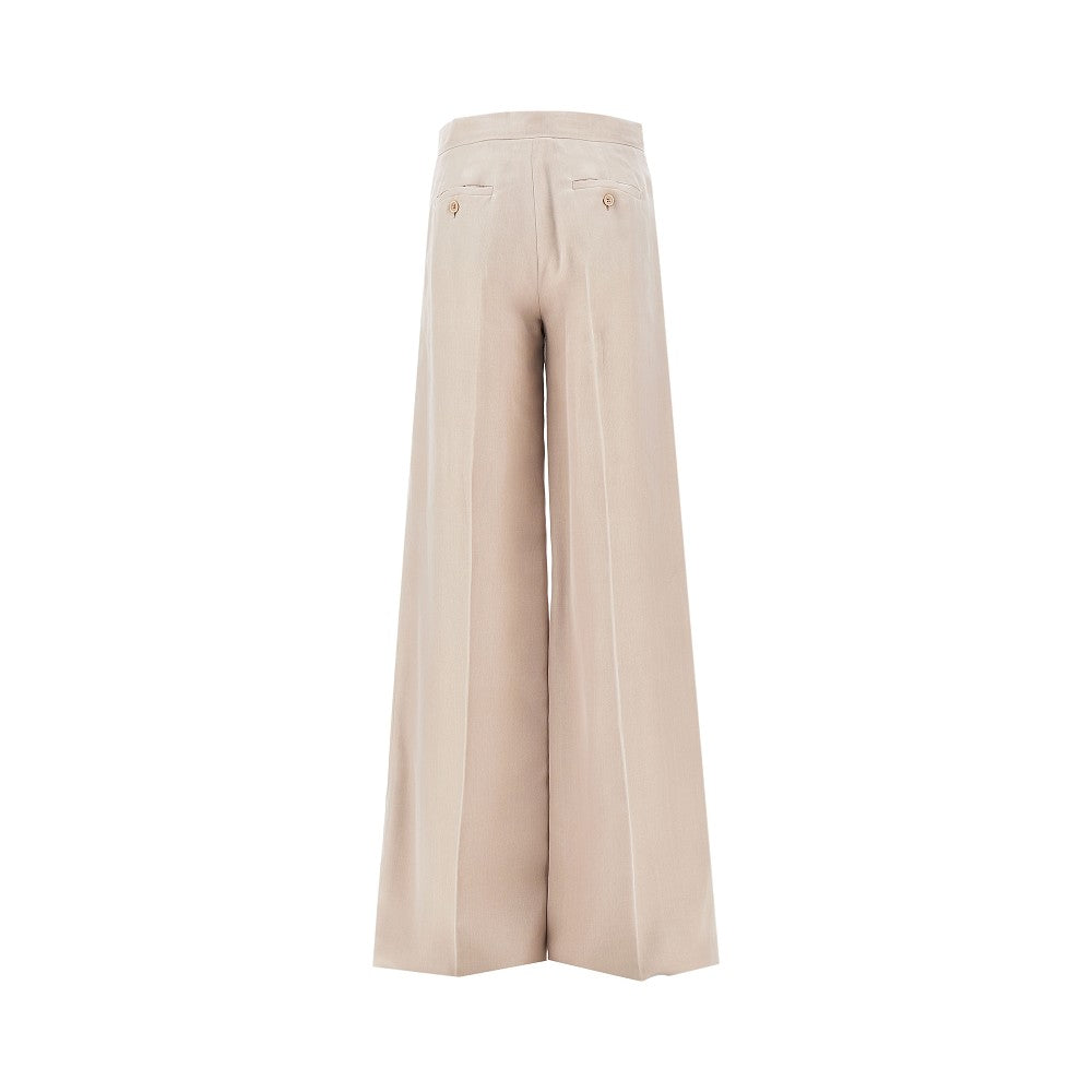 Linen taffetà pants