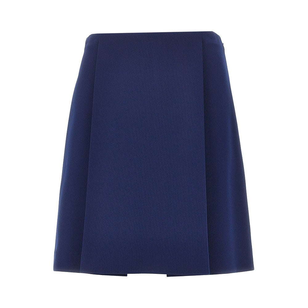 Tec jersey skirt with pleats