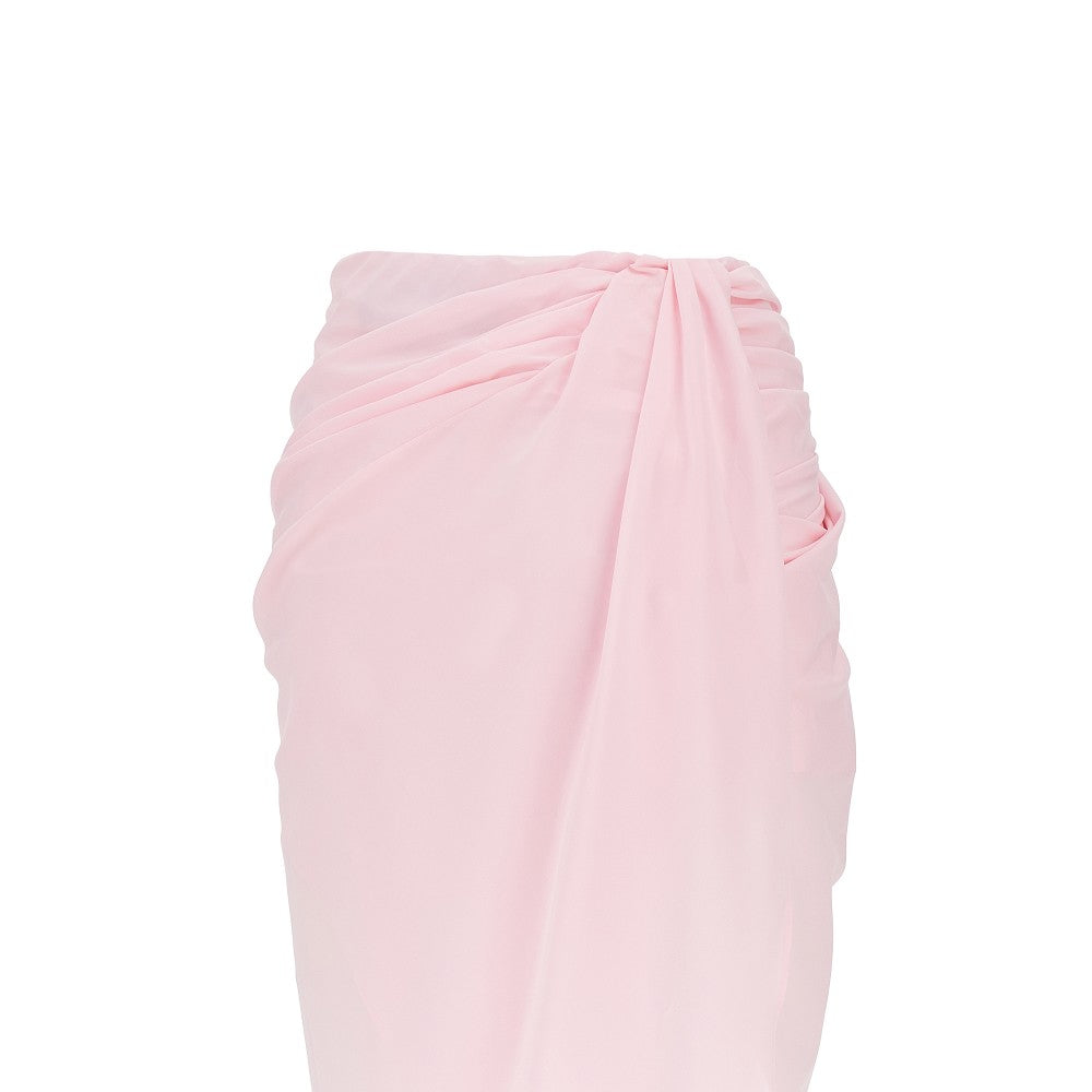 'Paréo' stretch muslin skirt