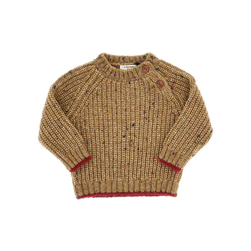 Pullover in maglia di misto lana