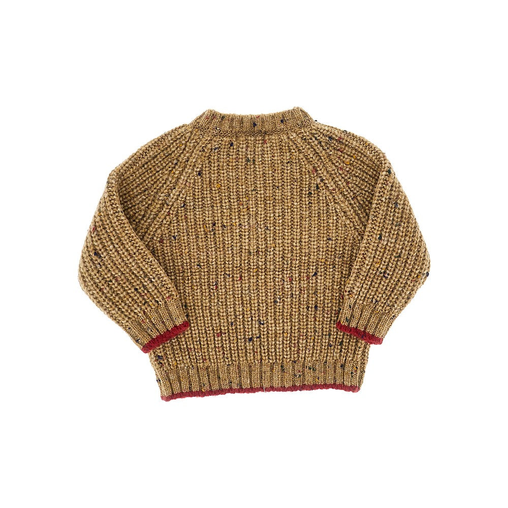Pullover in maglia di misto lana