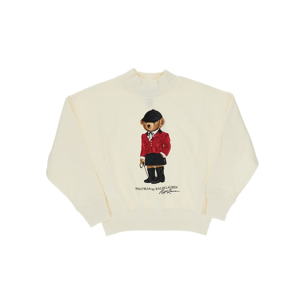 Polo Bear print crewneck sweatshirt