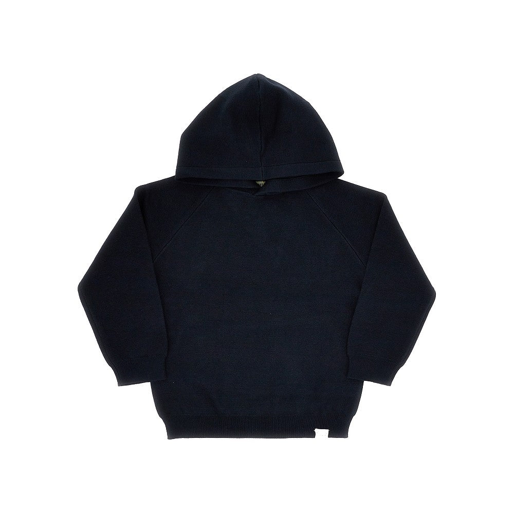 Felpa in maglia con cappuccio