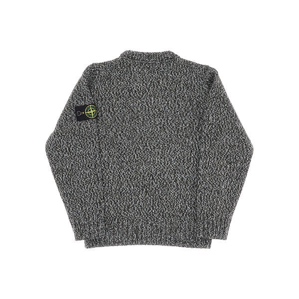 Pullover girocollo con badge logo