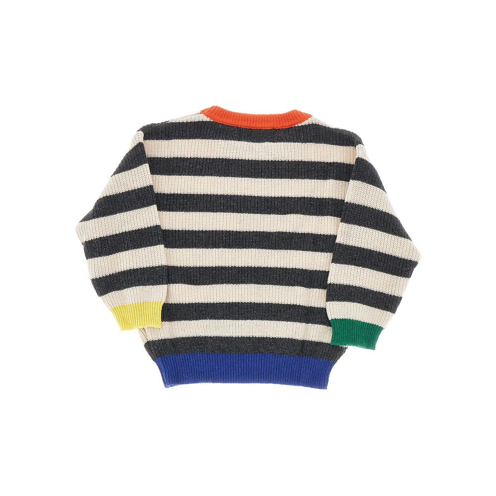 'Smiling' striped sweater