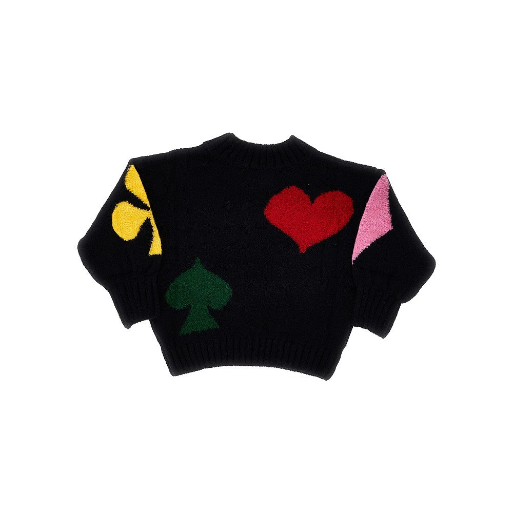 'Bobo Joker' jacquard wool-blend sweater
