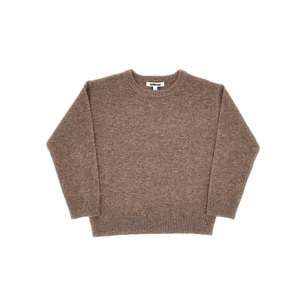 Pullover girocollo in maglia