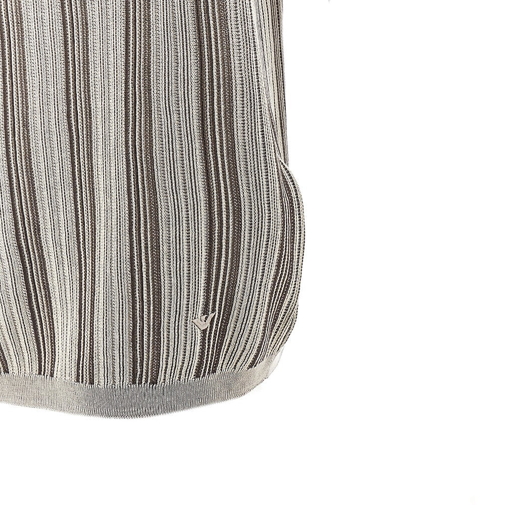 Striped knit T-shirt