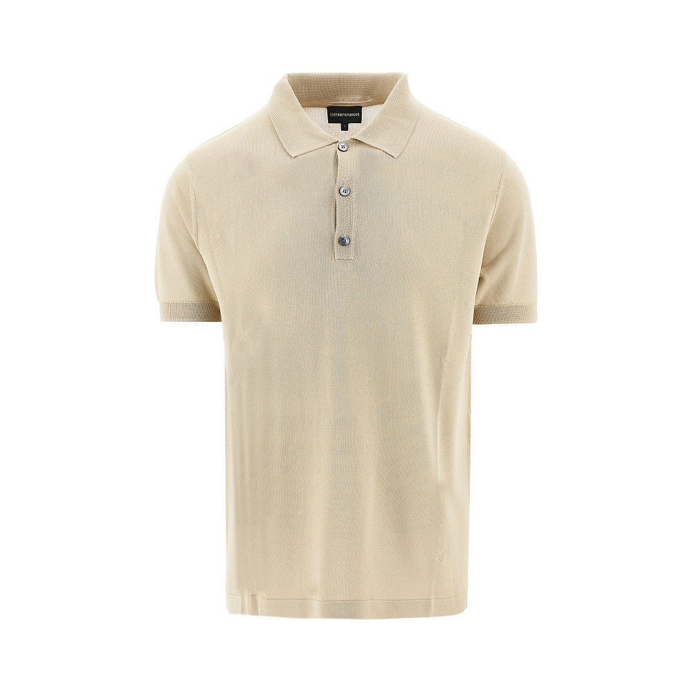 Polo in maglia di viscosa