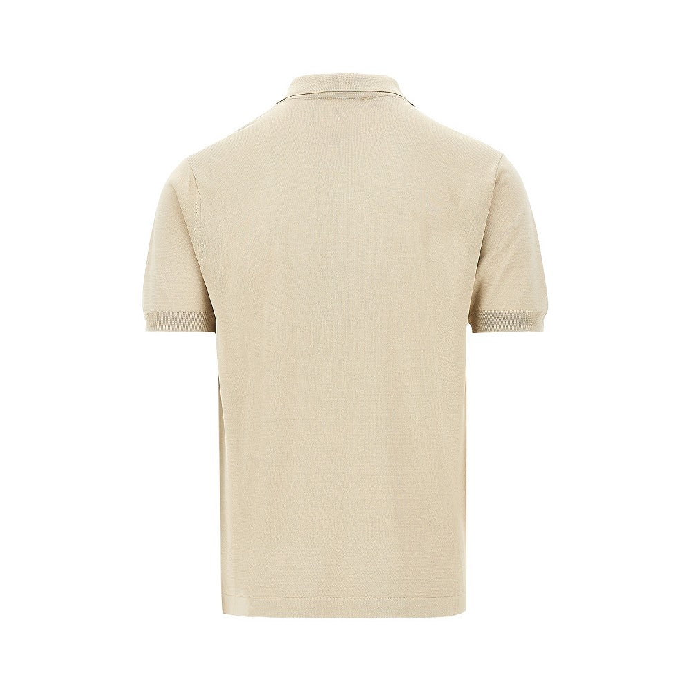 Polo in maglia di viscosa