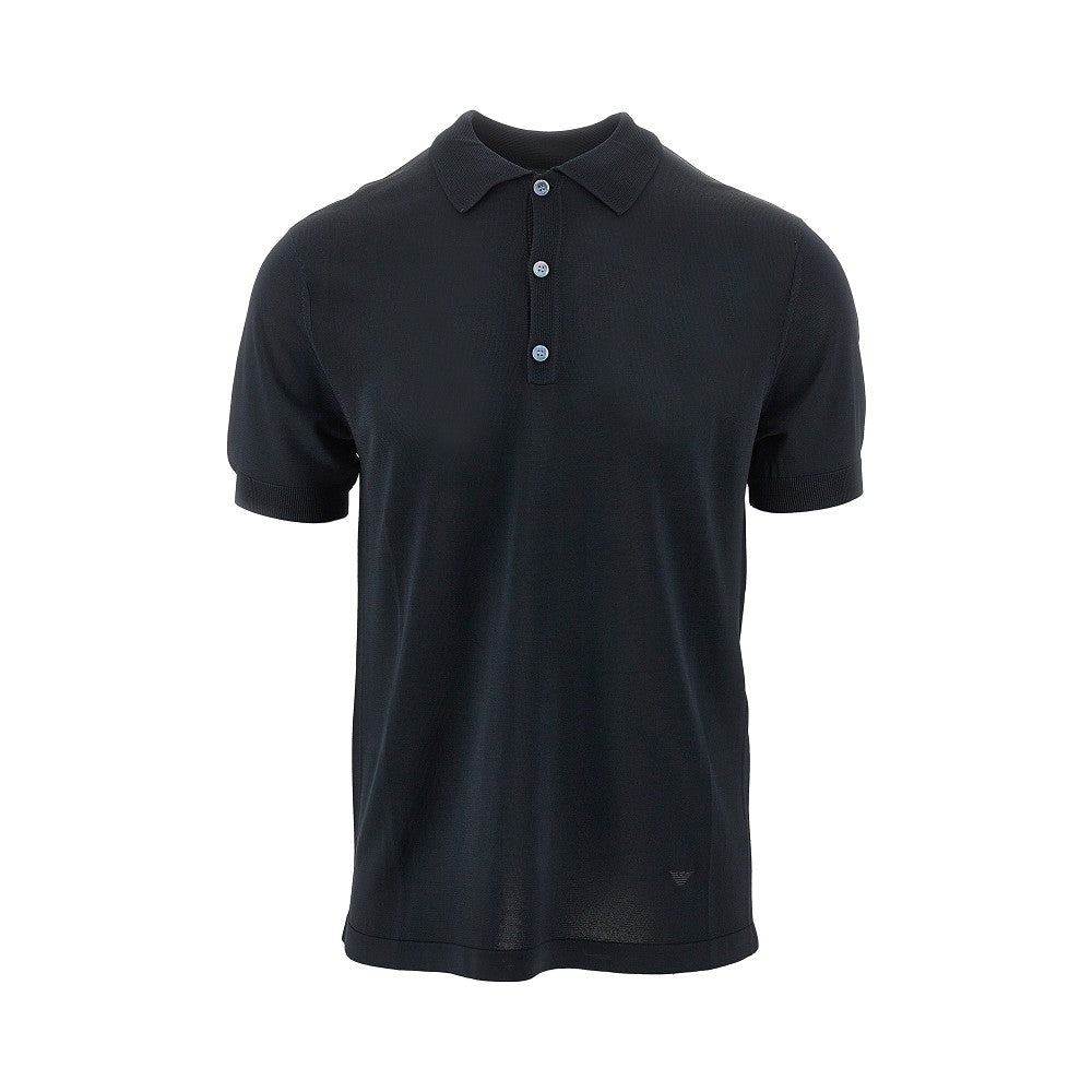 Polo in maglia di viscosa