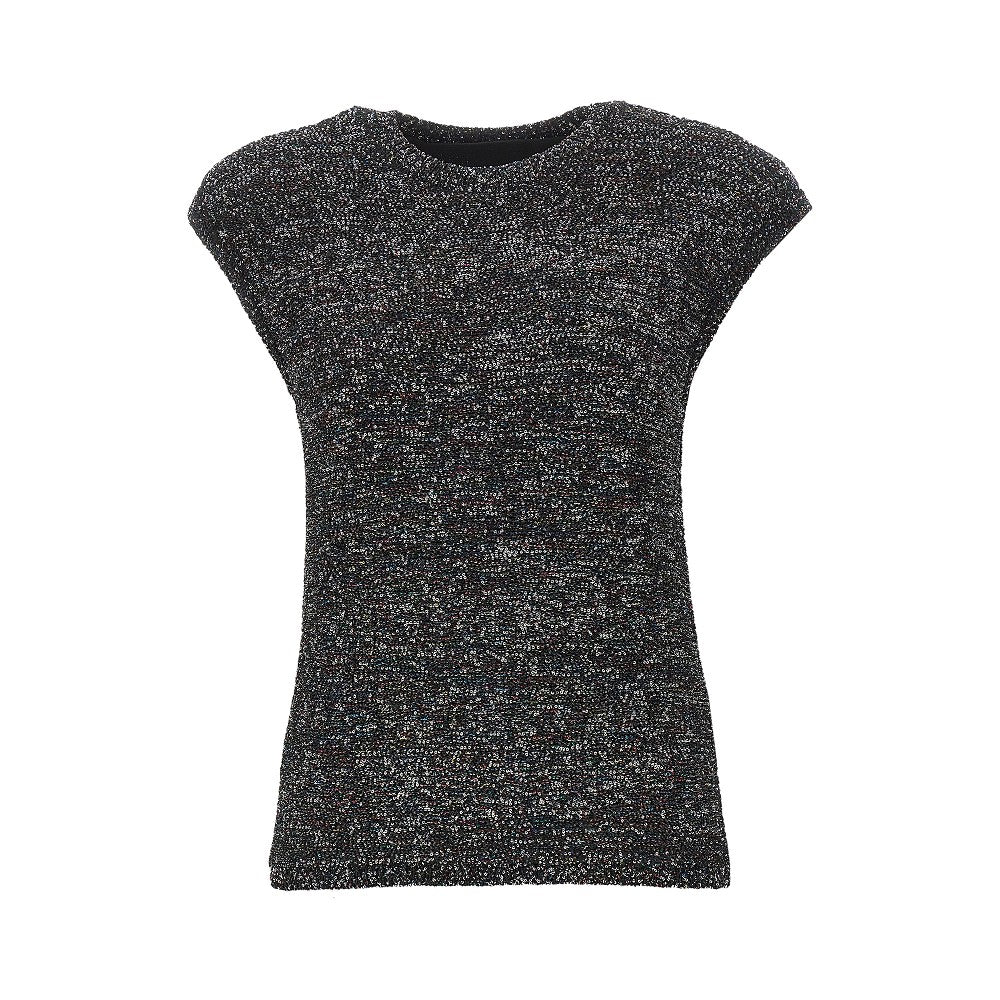 Sequinned knit top