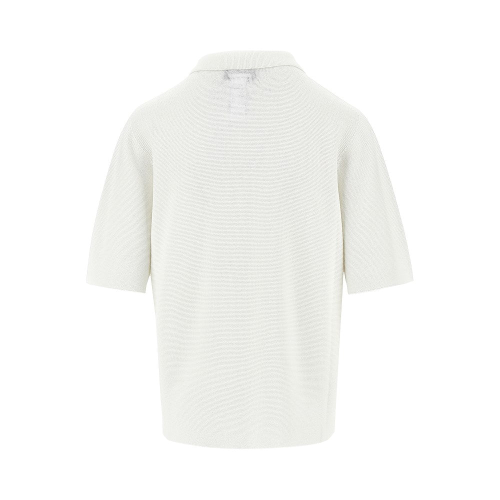 Links knit polo shirt