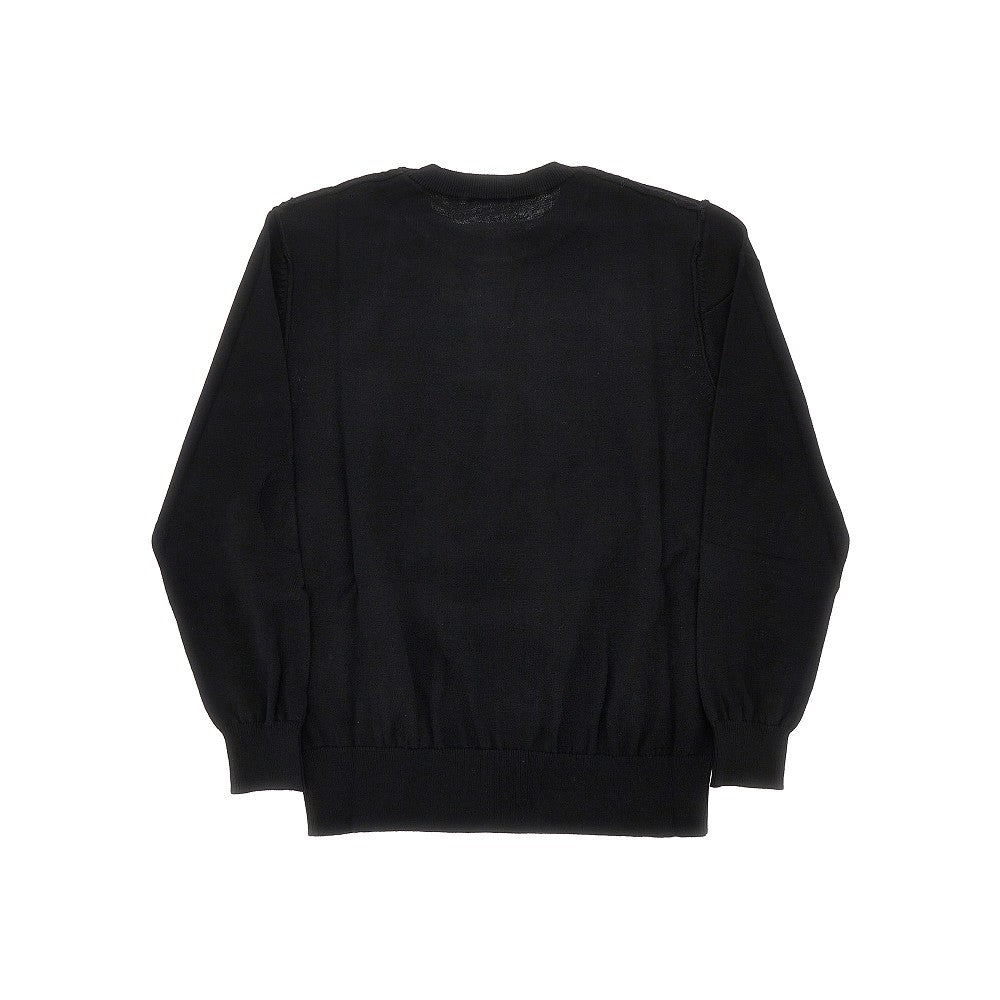 Knitted sweater with Numeric Logo