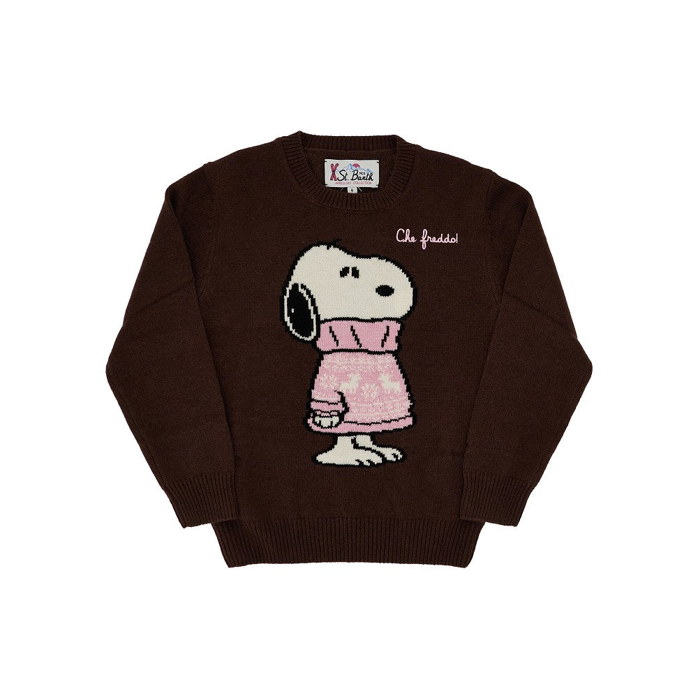 Pullover 'Princess' con intarsio Snoopy - KIDS