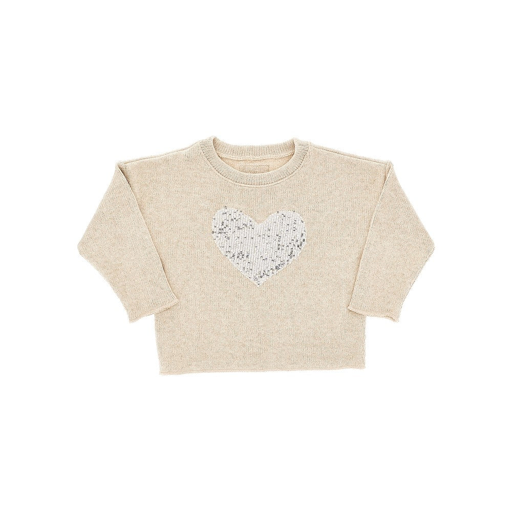 Pullover in misto cotone con applicazione - KIDS
