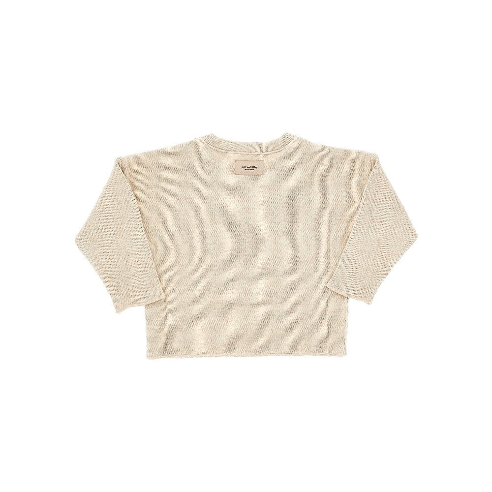 Pullover in misto cotone con applicazione - KIDS