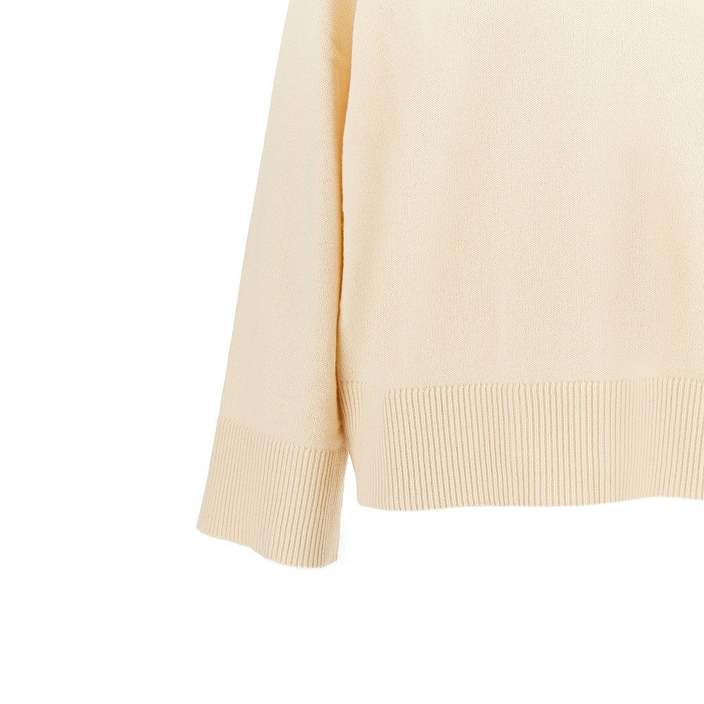 Pullover in lana e cachemire con scollo a V