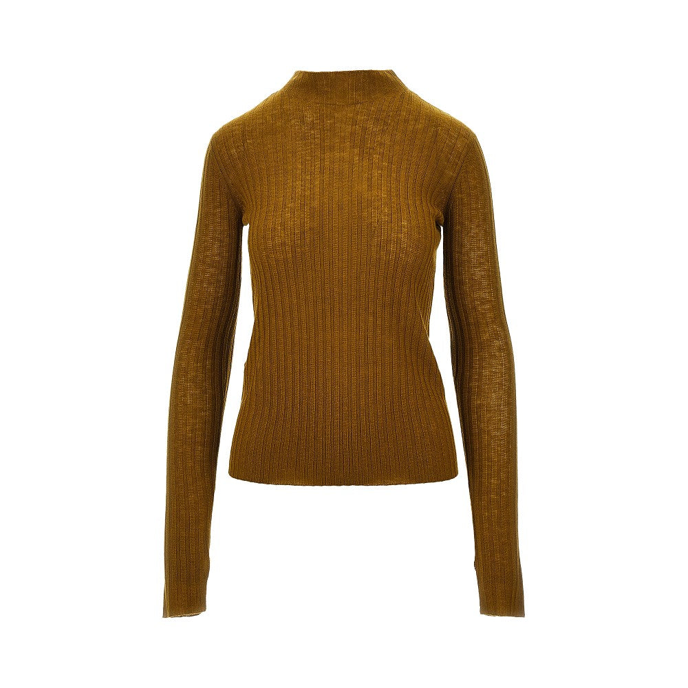 Maglia in lana a coste