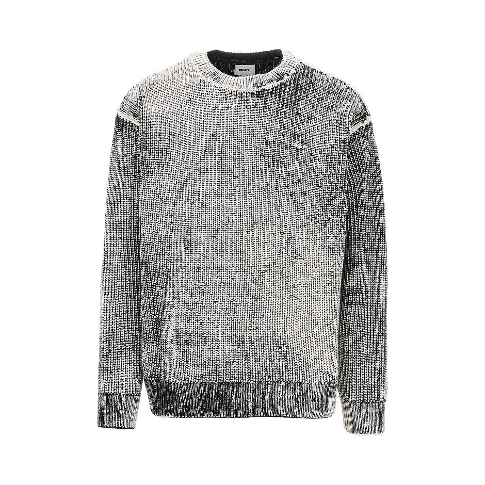 Pullover in misto cotone effetto spray