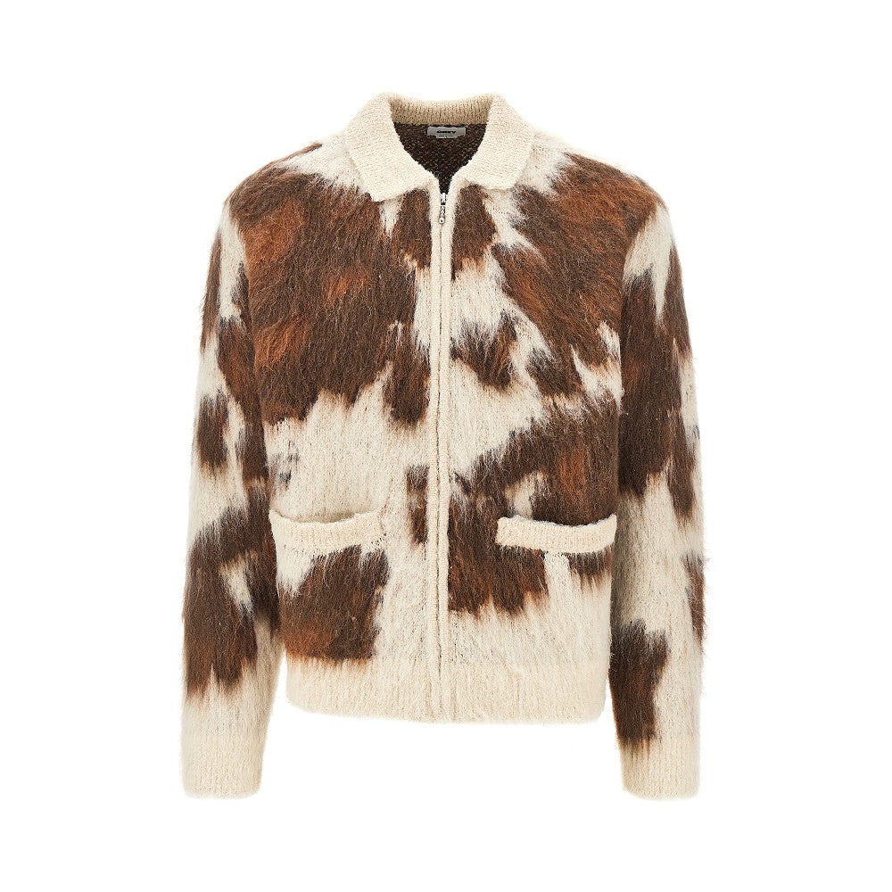 Alpaca wool-blend cardigan