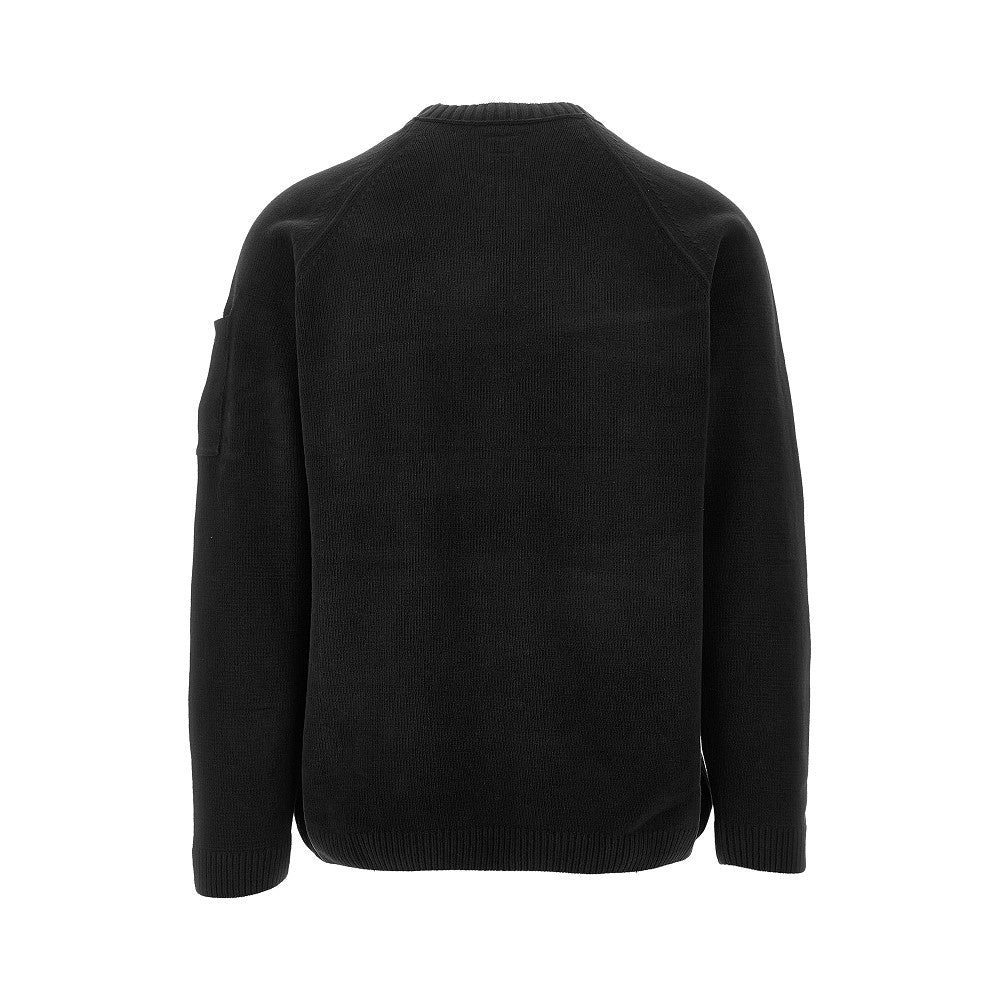 Pullover girocollo in ciniglia