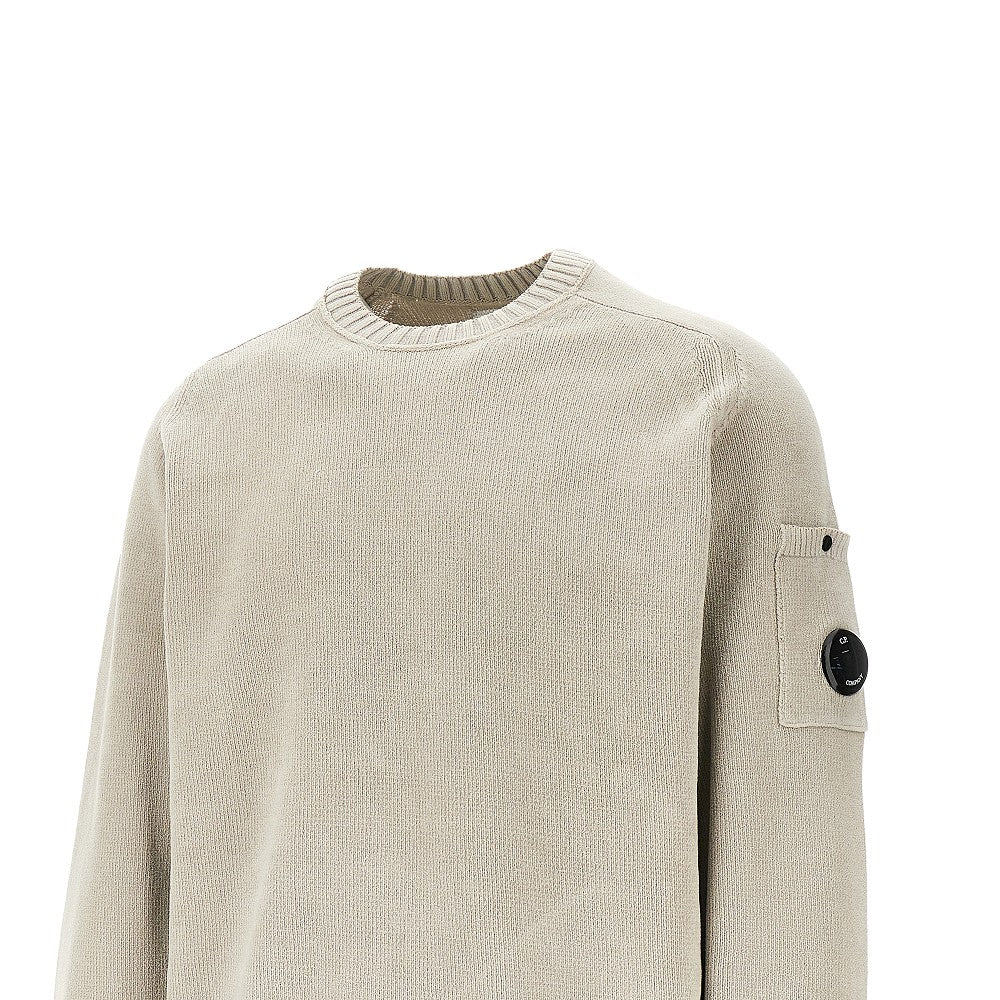 Chenille crewneck sweater