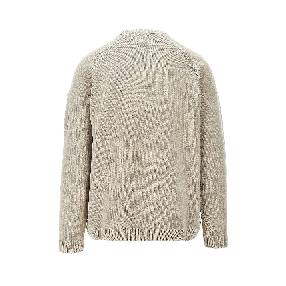 Chenille crewneck sweater