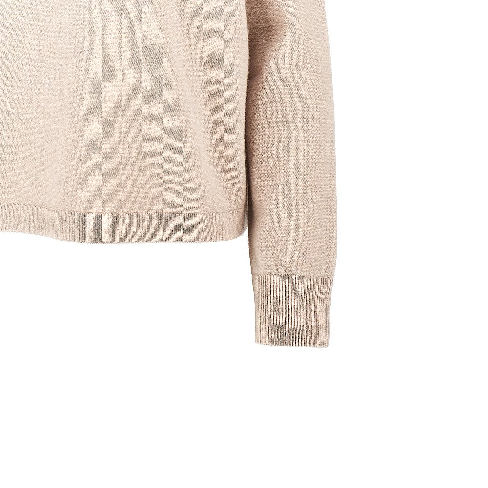 Pullover boxy in lana e cachemire