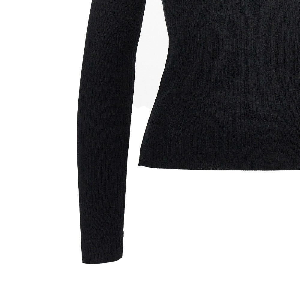Polo in maglia di misto seta e cachemire