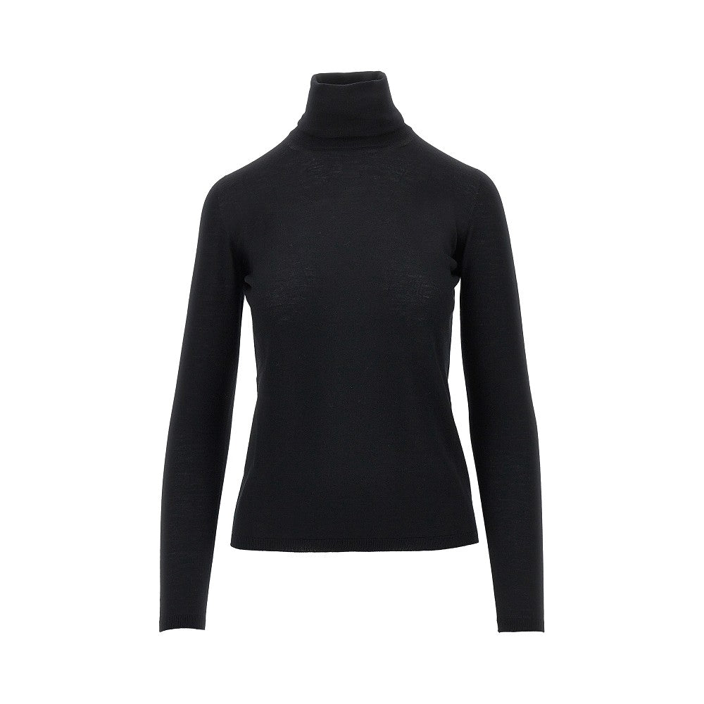 Dolcevita in maglia di lana vergine