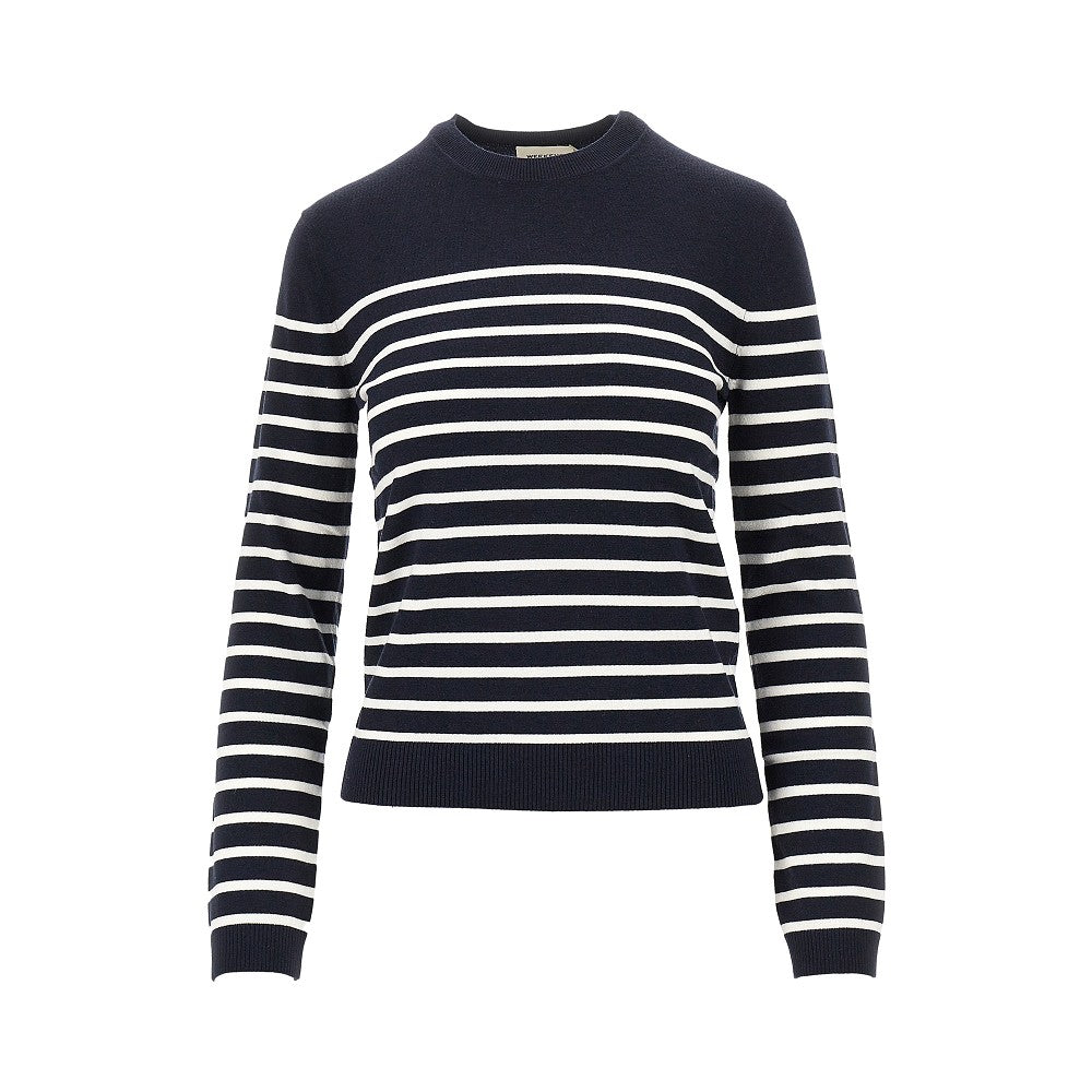 Pullover in maglia con motivo a righe