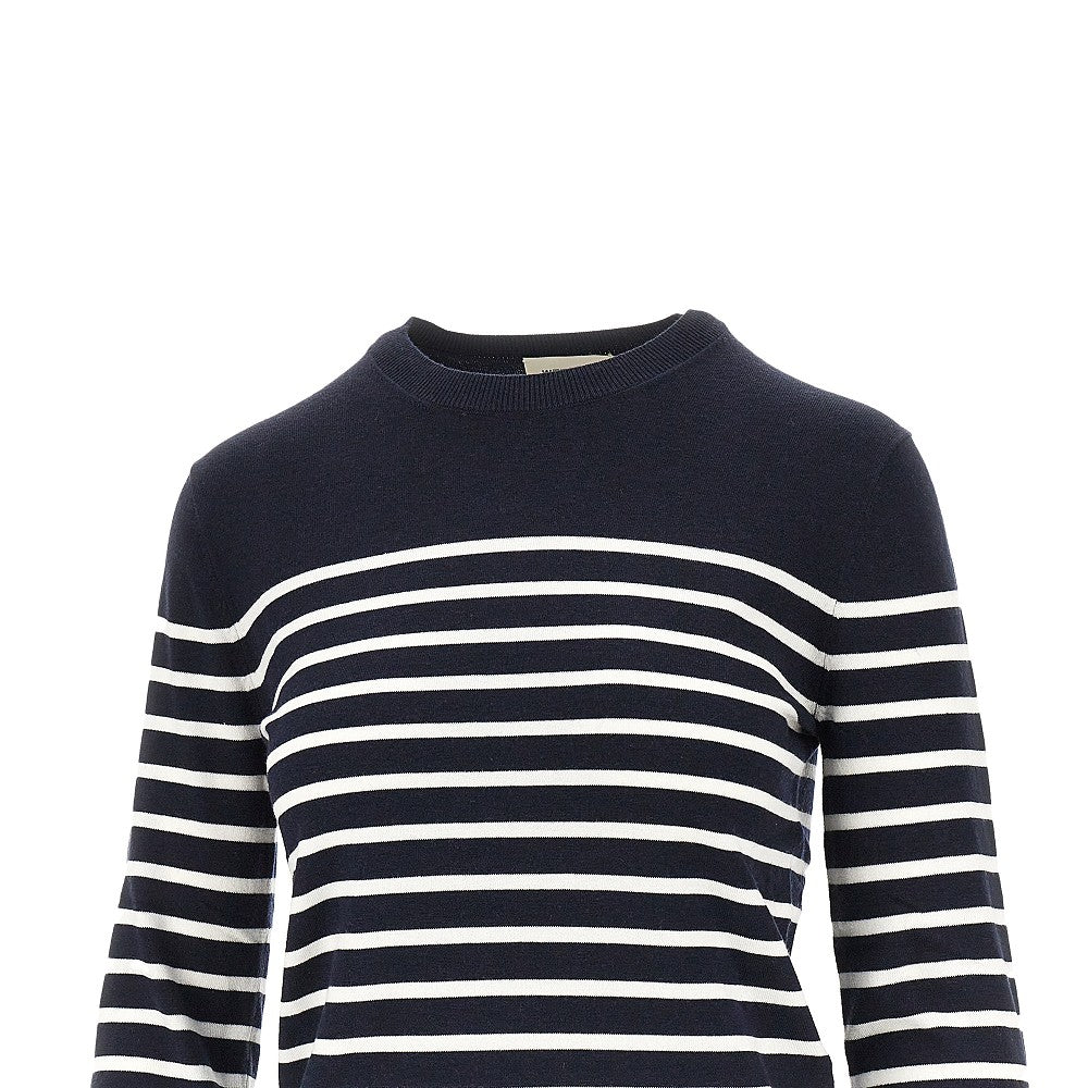 Pullover in maglia con motivo a righe