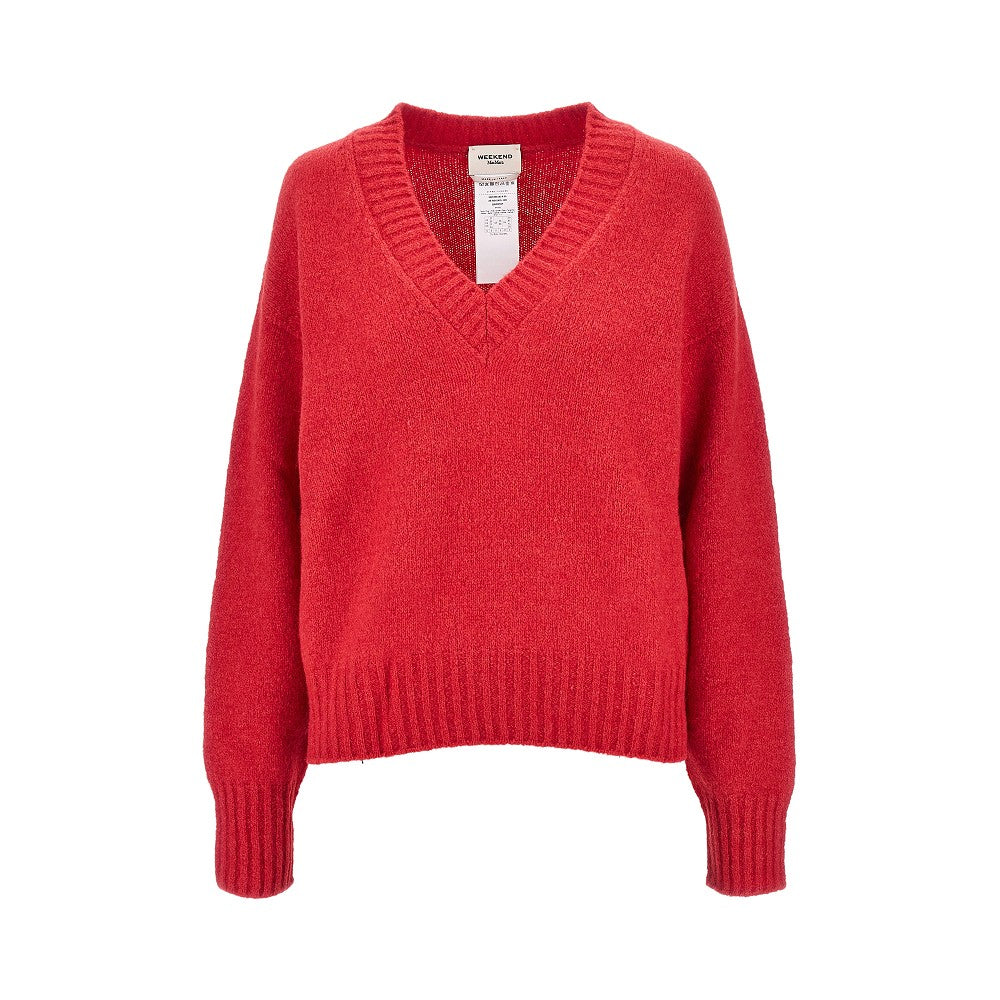 Pullover in maglia di misto alpaca