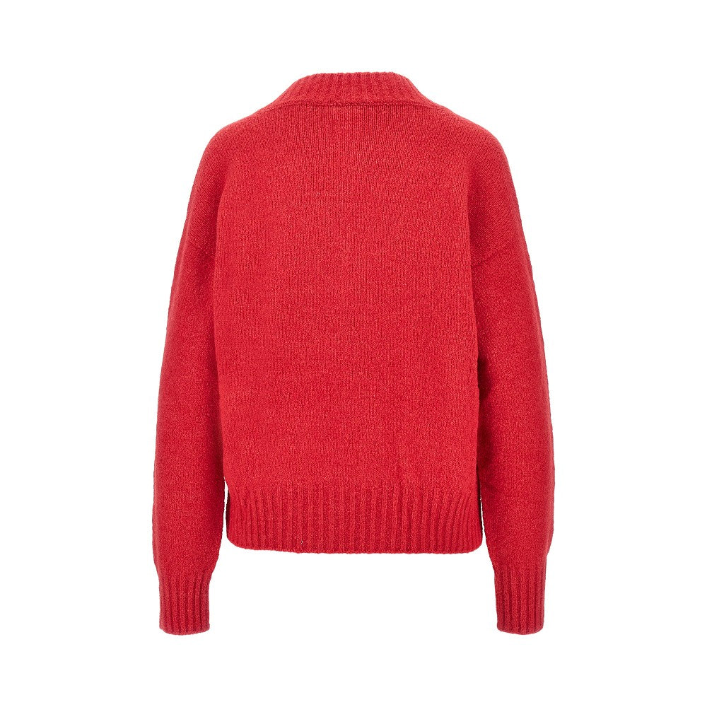 Pullover in maglia di misto alpaca
