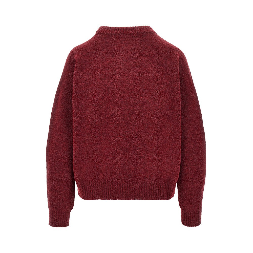 Alpaca wool-blend knitted sweater