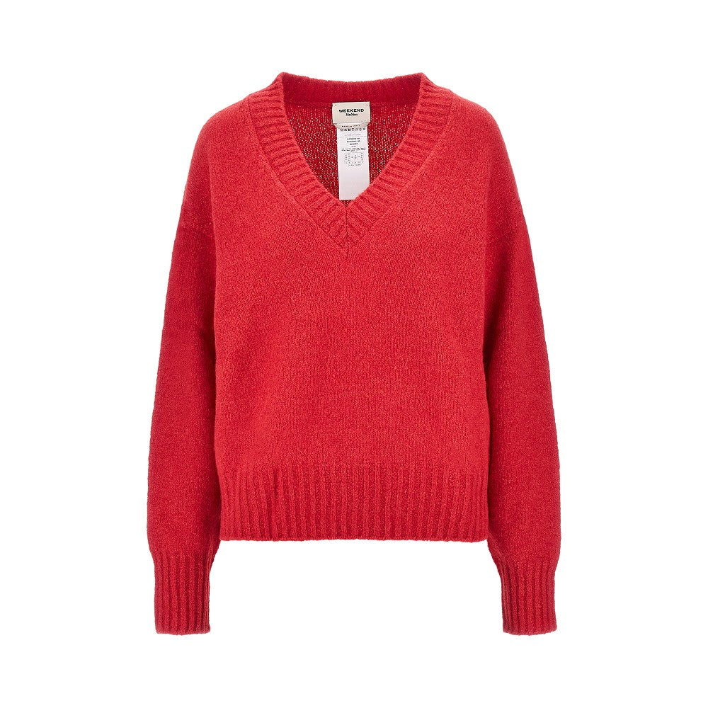 Pullover in maglia di misto alpaca