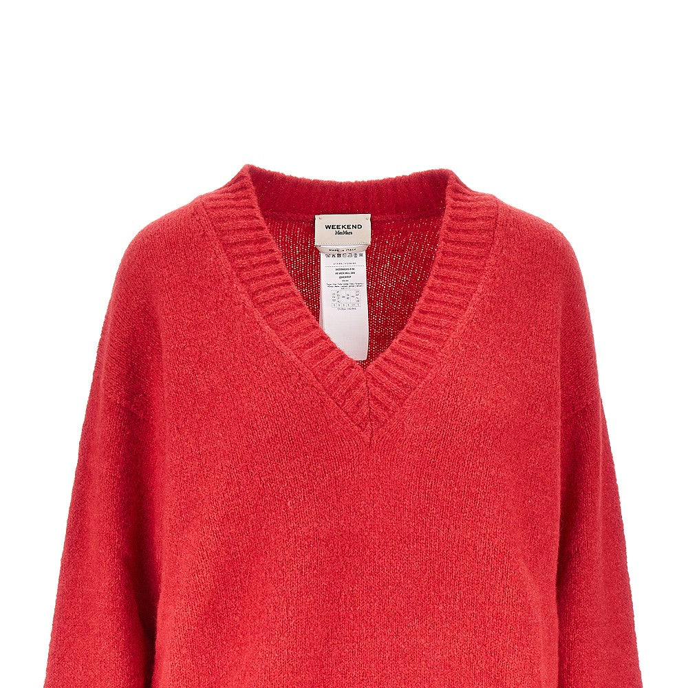 Pullover in maglia di misto alpaca