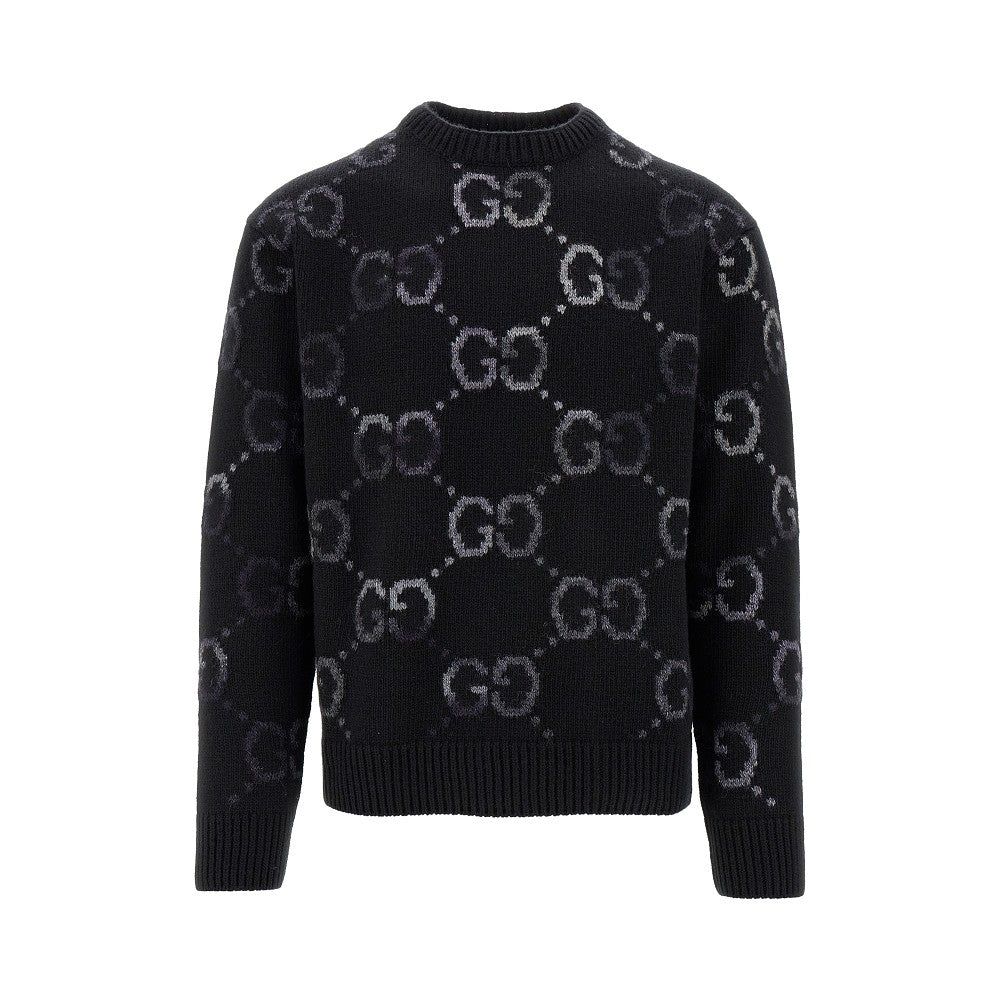 GG inlay wool-blend sweater