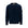Cotton crewneck sweater with logo badge