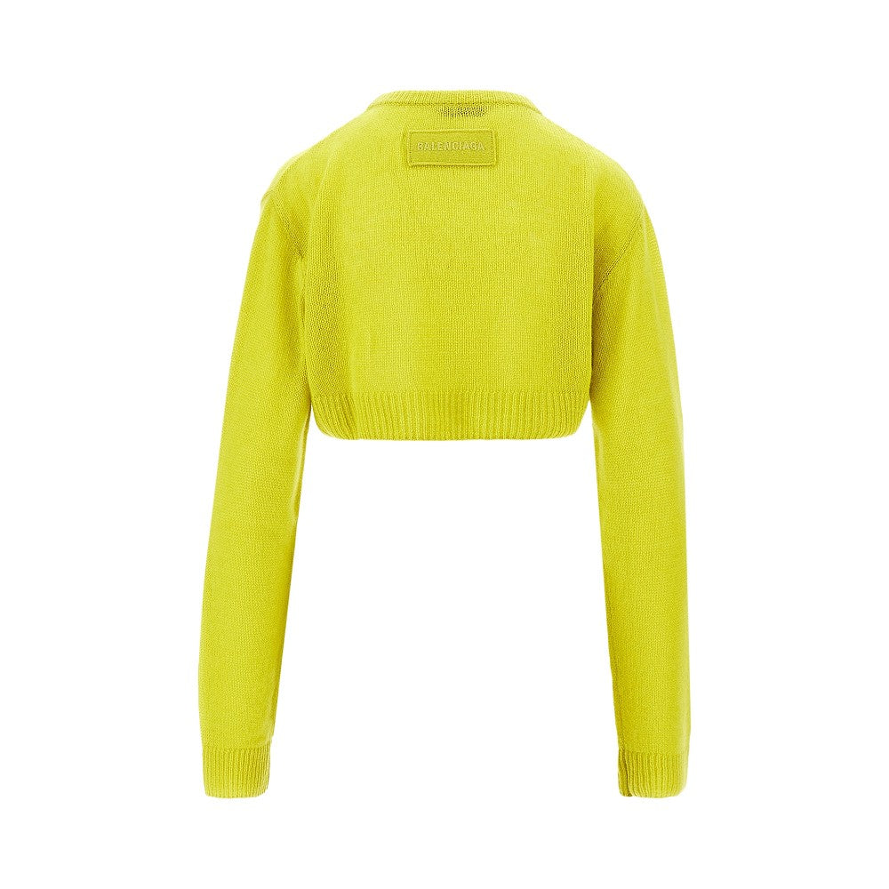 Cashmere cropped sweater