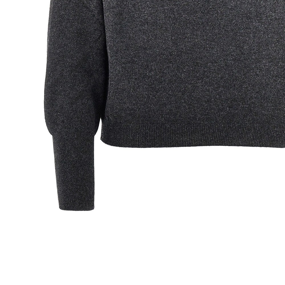 Pullover in cachemire con scollo a V