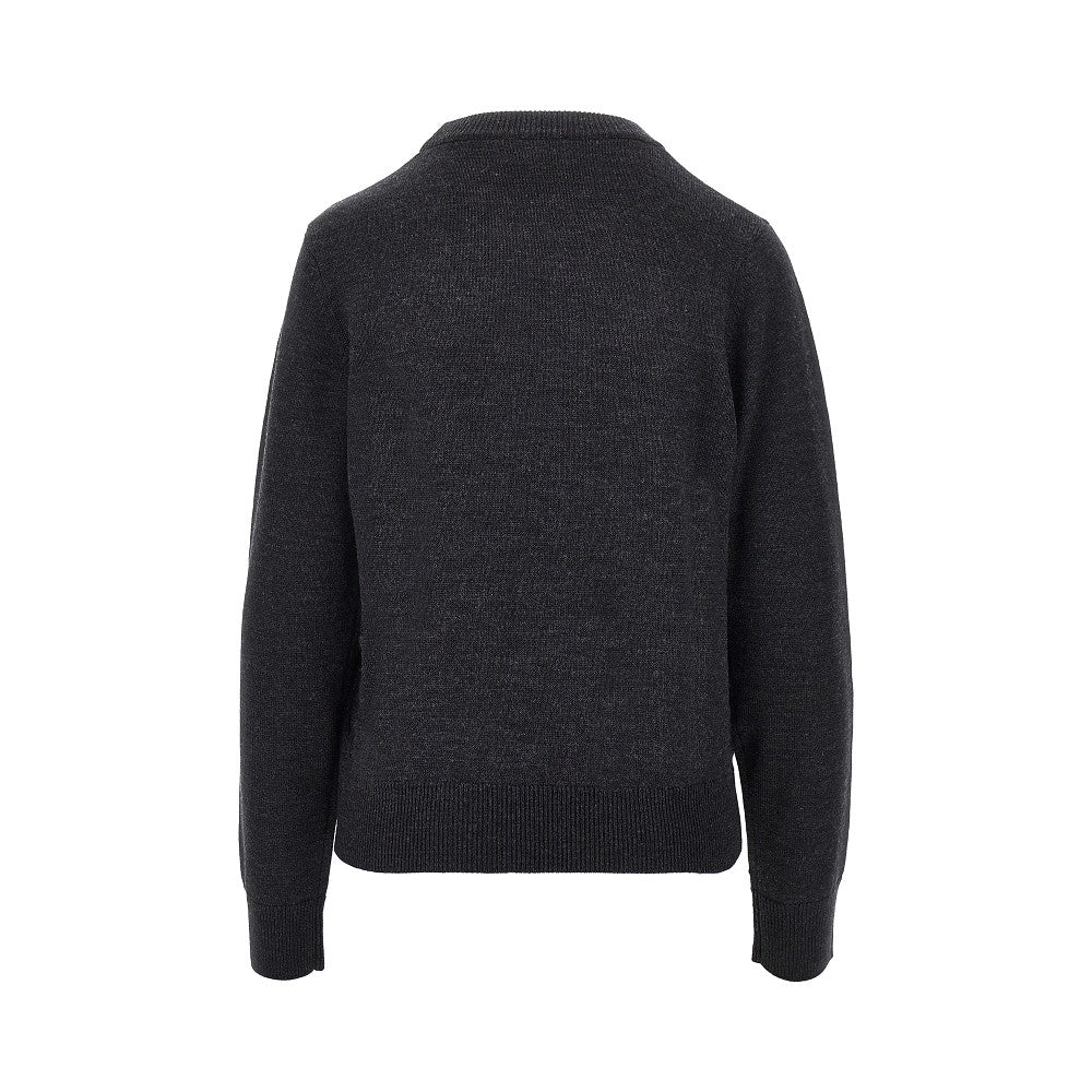 Cotton and wool-blend sweater