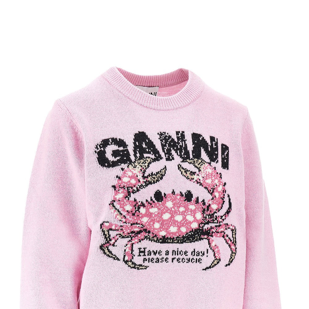 'Crab' wool-blend sweater