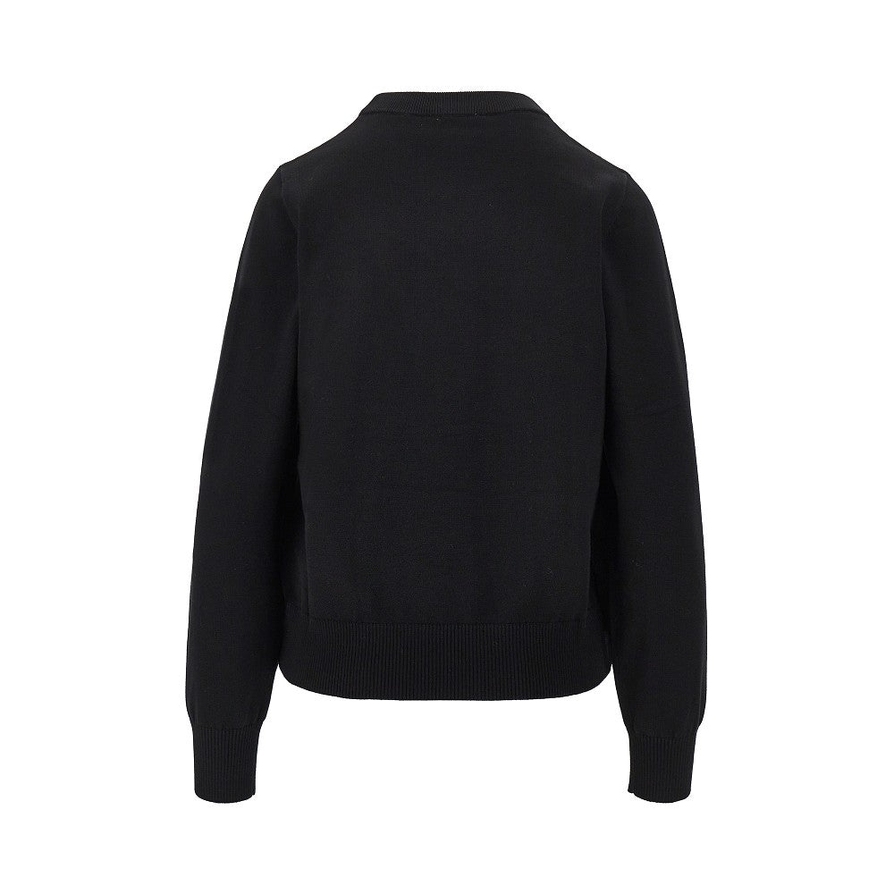 Pullover in maglia di cotone 'Banana'
