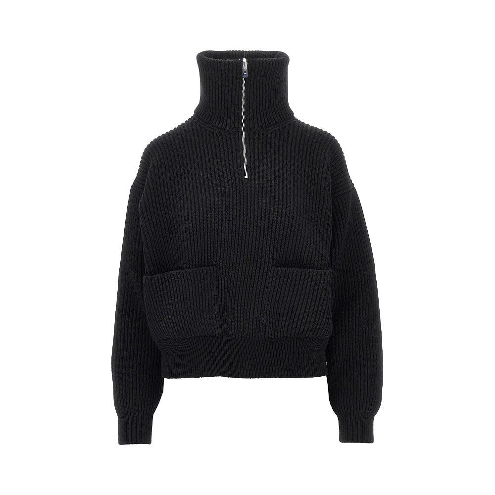 Pullover Trucker in lana e cachemire