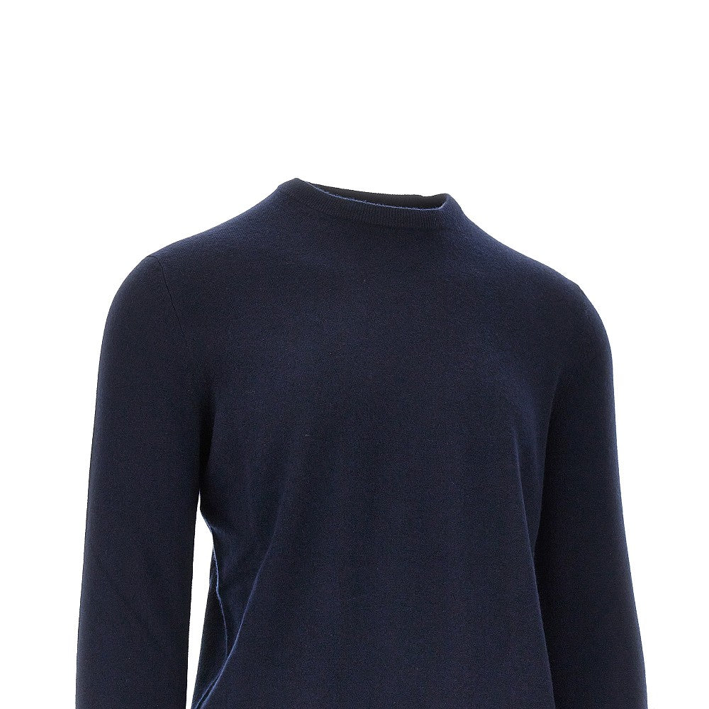 Pullover girocollo in cachemire