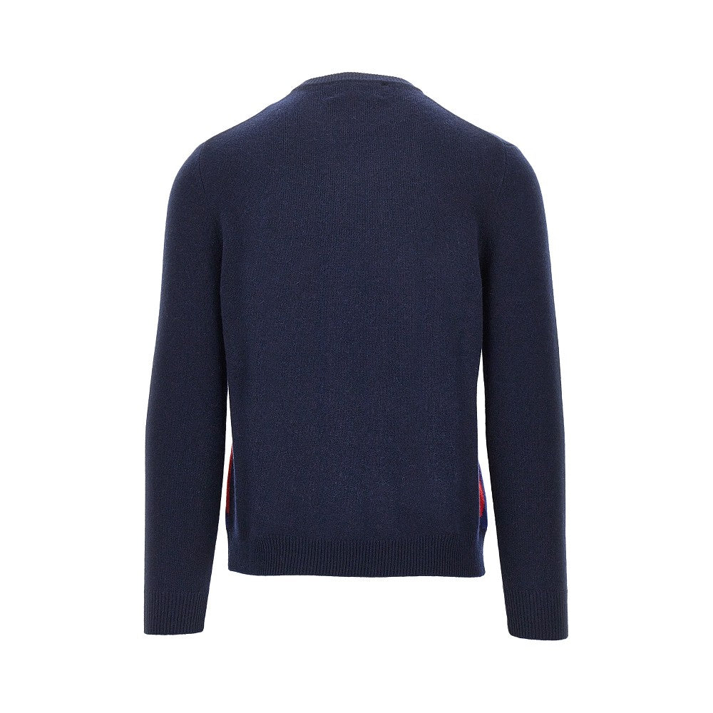 Cashmere lozenge sweater