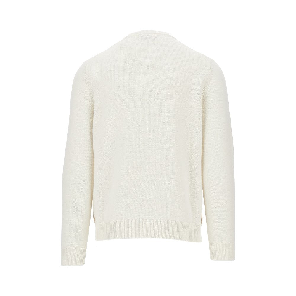 Cashmere lozenge sweater