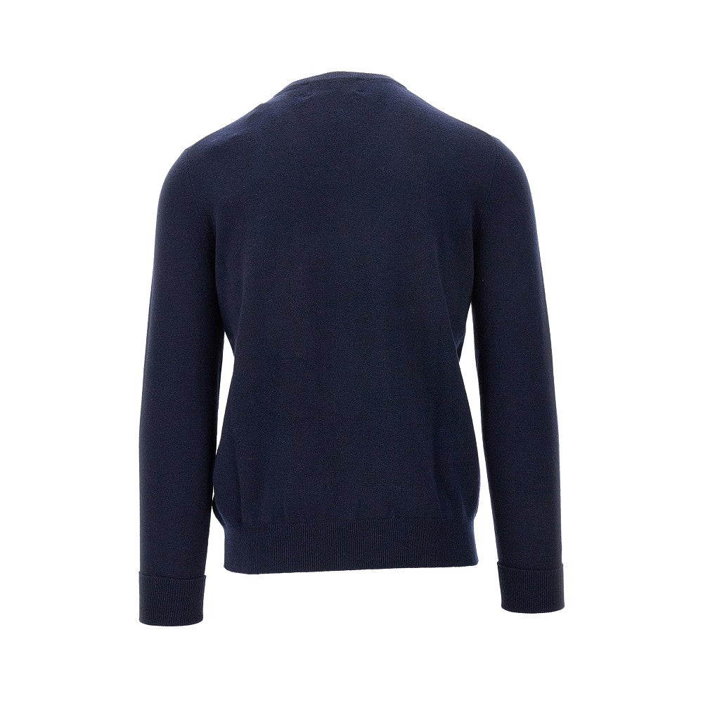 Pullover in cachemire con scollo a V